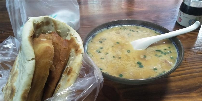 大饼油条豆浆简单的幸福